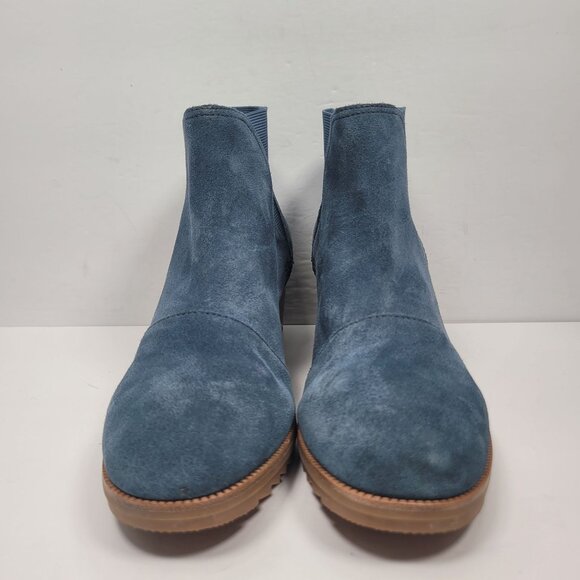 Sorel Cate Chelsea Women's Blue Ankle Boots NL4311-405 US Size 12 - Picture 3 of 9